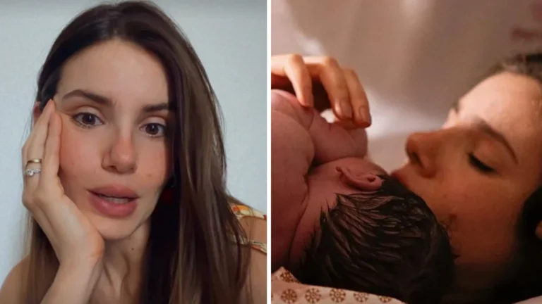 “Xerox do Kleber”: Camila Queiroz comenta primeiras fotos públicas da filha