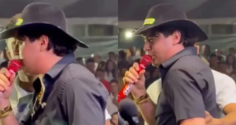 Homem ameaça agredir Nattanzinho Lima após invadir palco e cantor reage