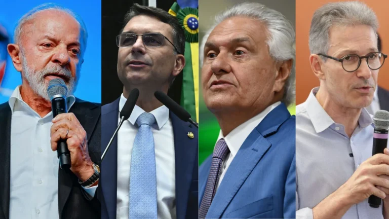 Real Time: Lula empata com Caiado e Zema em 2º turno, e vence Flávio