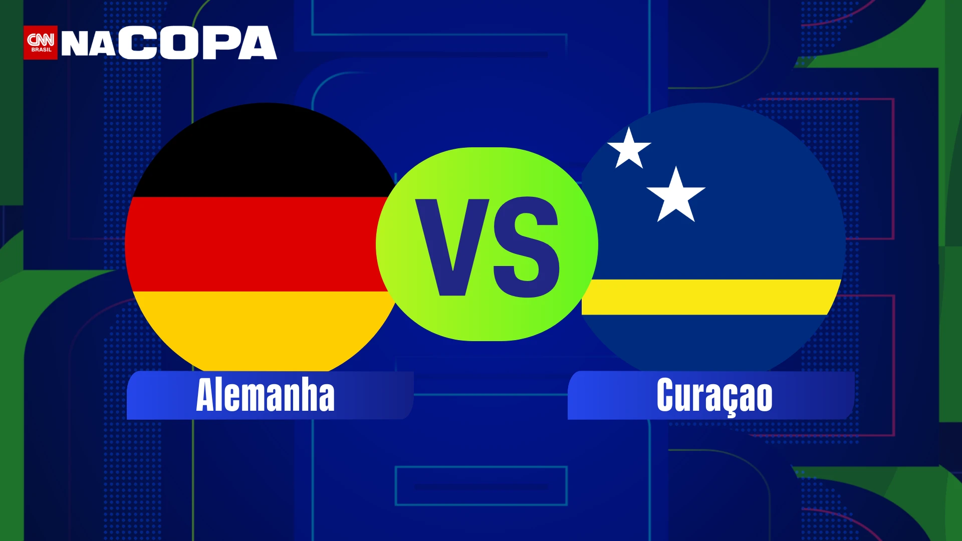 Alemanha x Curaçao: escalações e onde assistir à Copa do Mundo