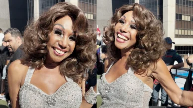 Aos 77 anos, Aloma Divina comemora Parada do Orgulho LGBT+: 