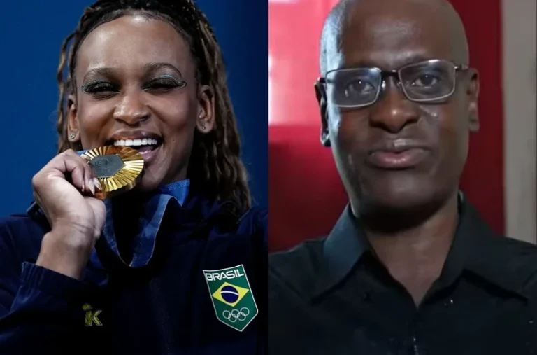 Pai de Rebeca Andrade morre; irmã da ginasta anuncia a perda nas redes