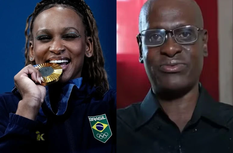 Pai de Rebeca Andrade morre; irmã da ginasta anuncia a perda nas redes