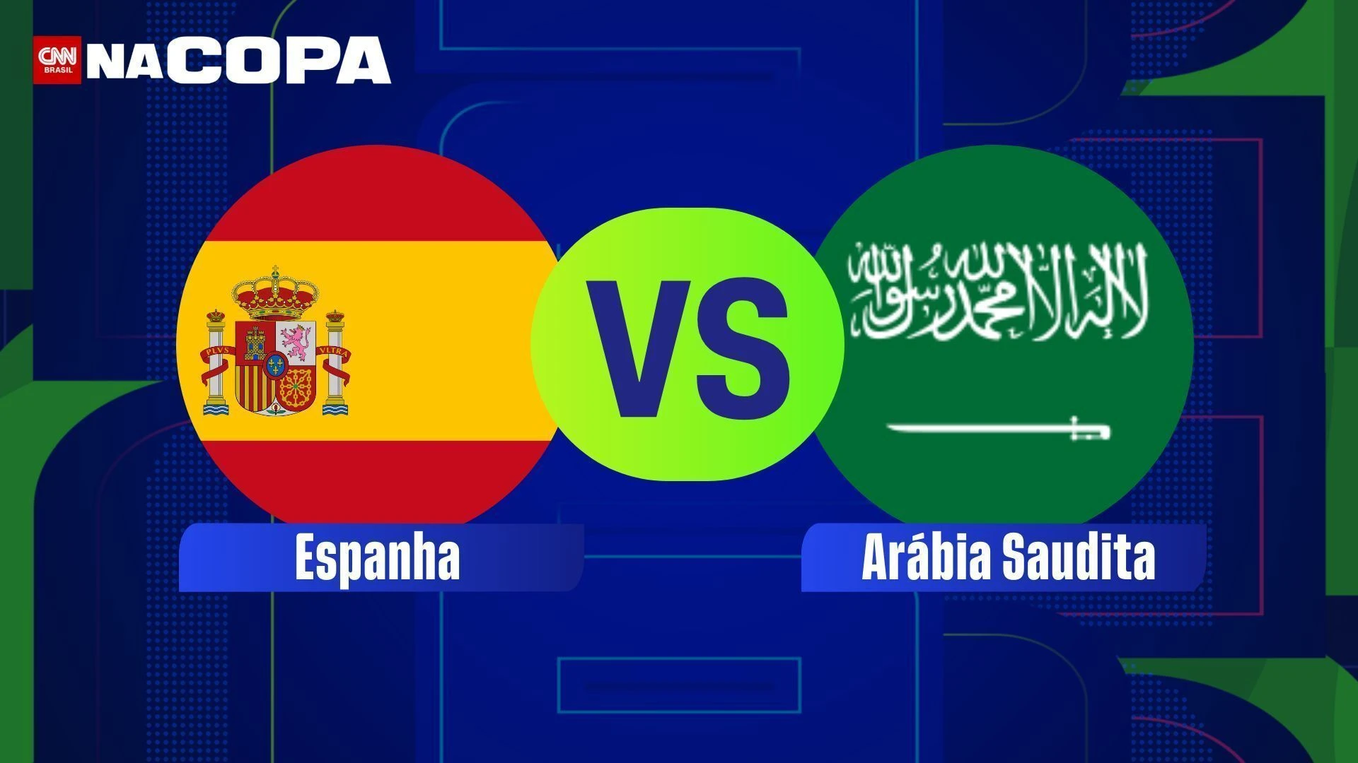 Espanha x Arábia Saudita: horário e onde assistir ao jogo da Copa do Mundo