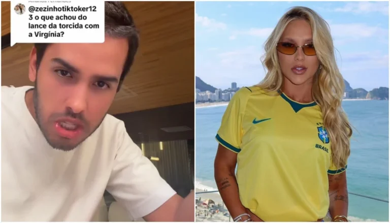 Influencer detalha ataques à Virginia no Maracanã: “Jogaram bola de papel”