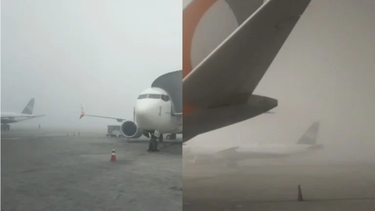 Rio igual a Londres: como se formaram os nevoeiros que fecharam aeroporto