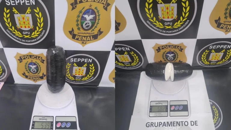 Mulher é presa com cocaína nas partes íntimas em presídio do Rio