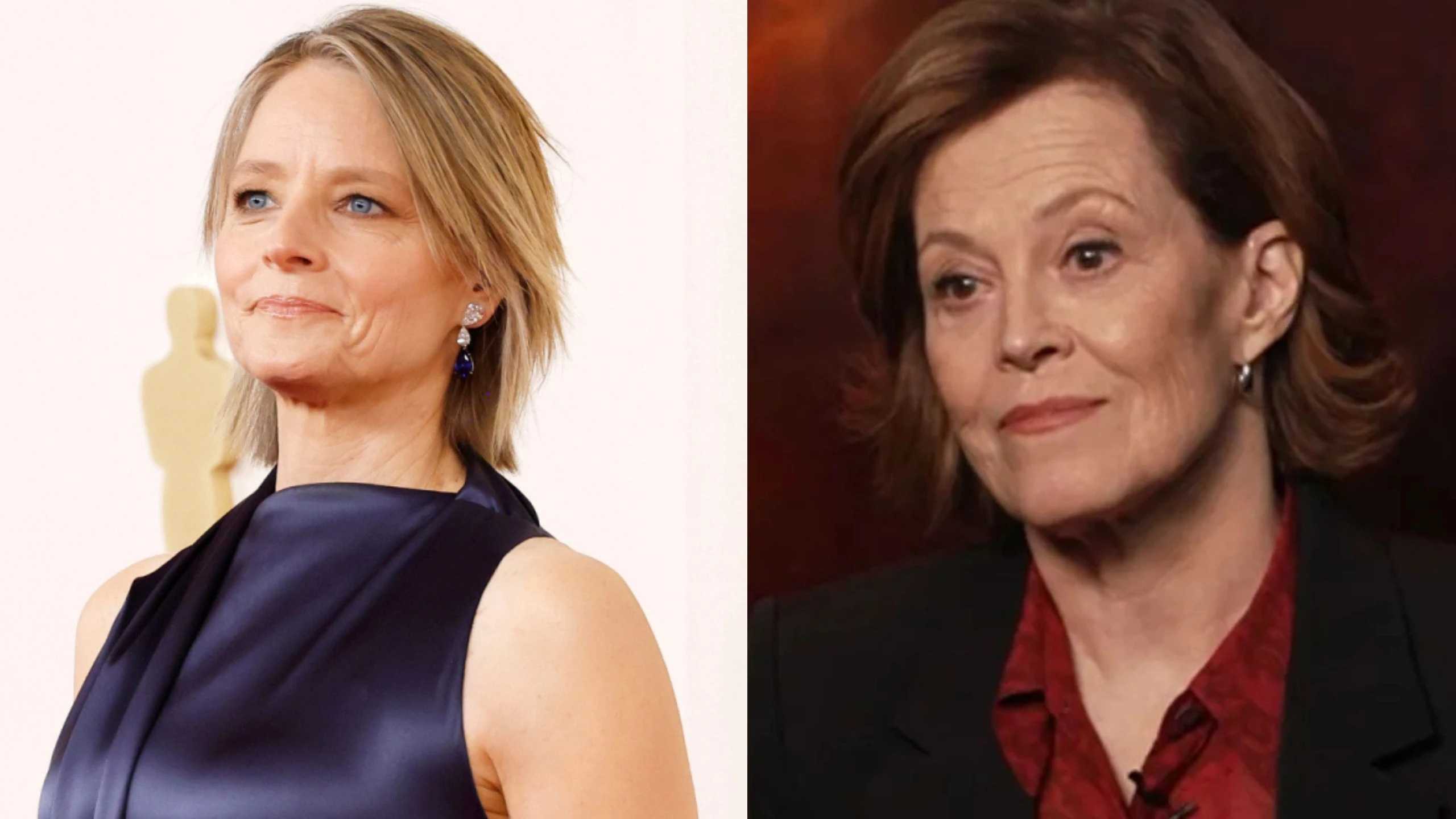 Jodie Foster e Sigourney Weaver recebem medalha de honra francesa de Macron
