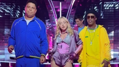 Madonna convoca Ronaldo e Ronaldinho Gaúcho para divulgar novo hit; assista