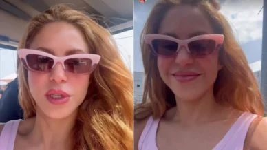 Antes do show, Shakira lamenta fim da Copa do Mundo: 