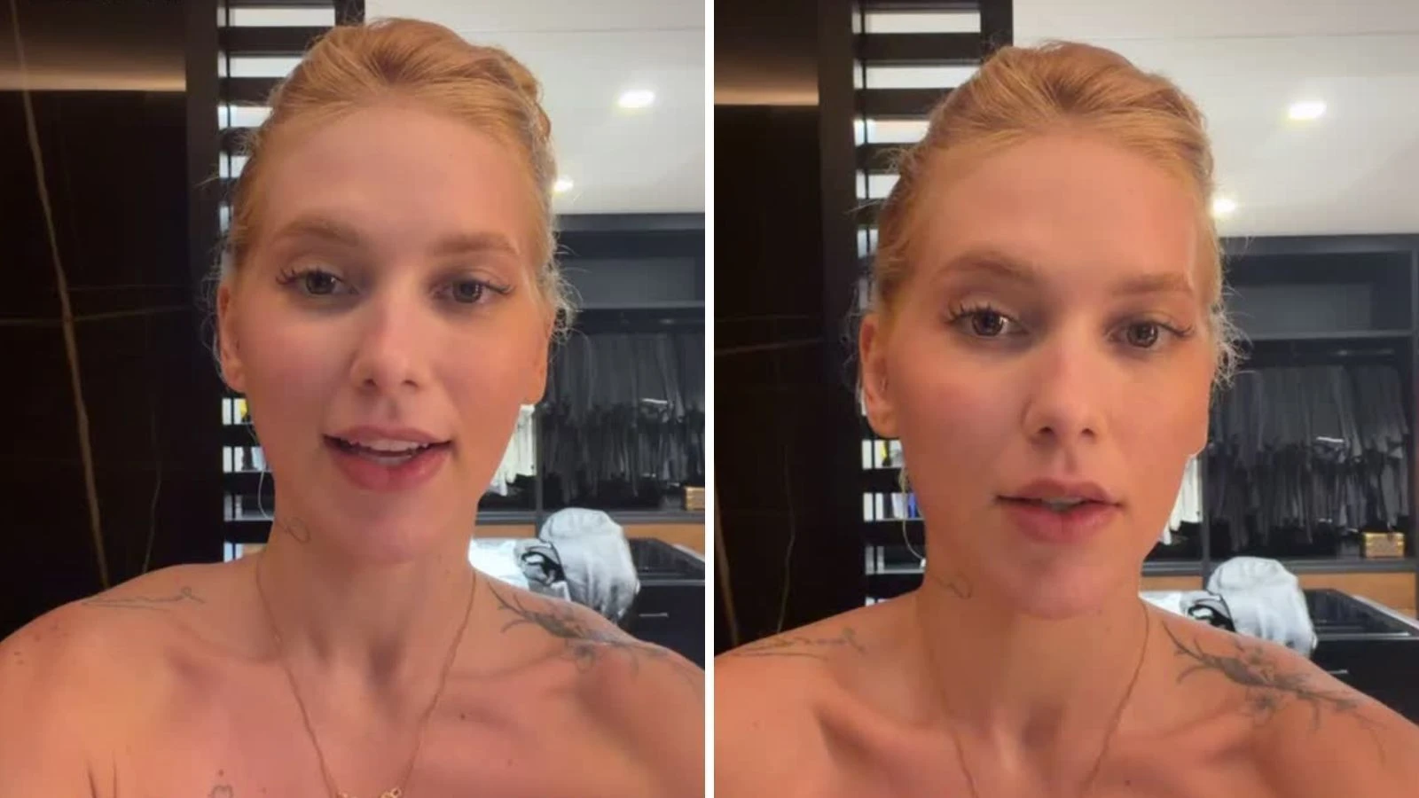 Voltaram? Virginia aparece em vídeo gravado em closet de Vini Jr.