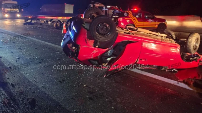 Motorista que causou acidente na Anhanguera estava embriagado e é preso