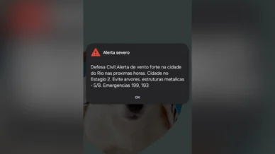 Defesa Civil emite alerta severo para fortes ventos no Rio de Janeiro