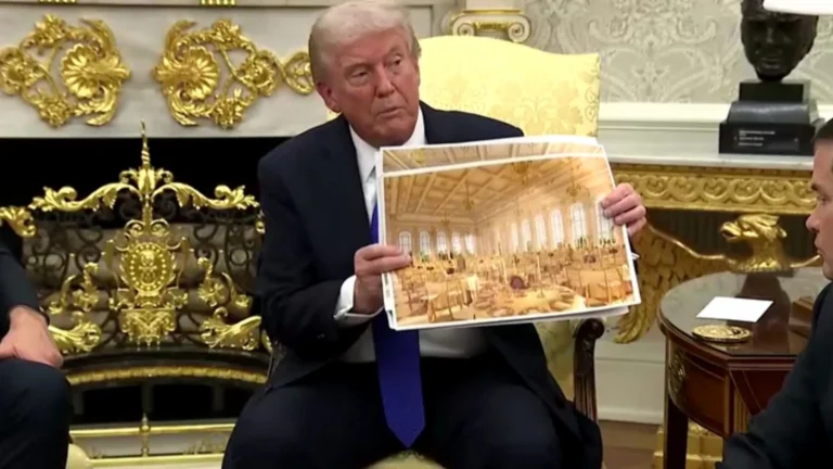 Trump chama decisão sobre o salão de baile de uma “desgraça nacional”