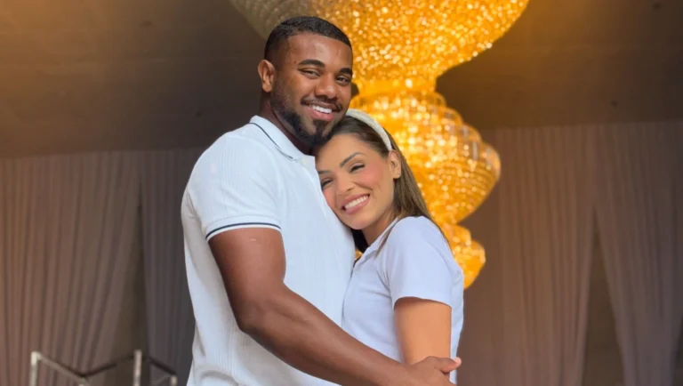 Davi Brito posta foto de esposa com vestido de noiva: “Contagem regressiva”