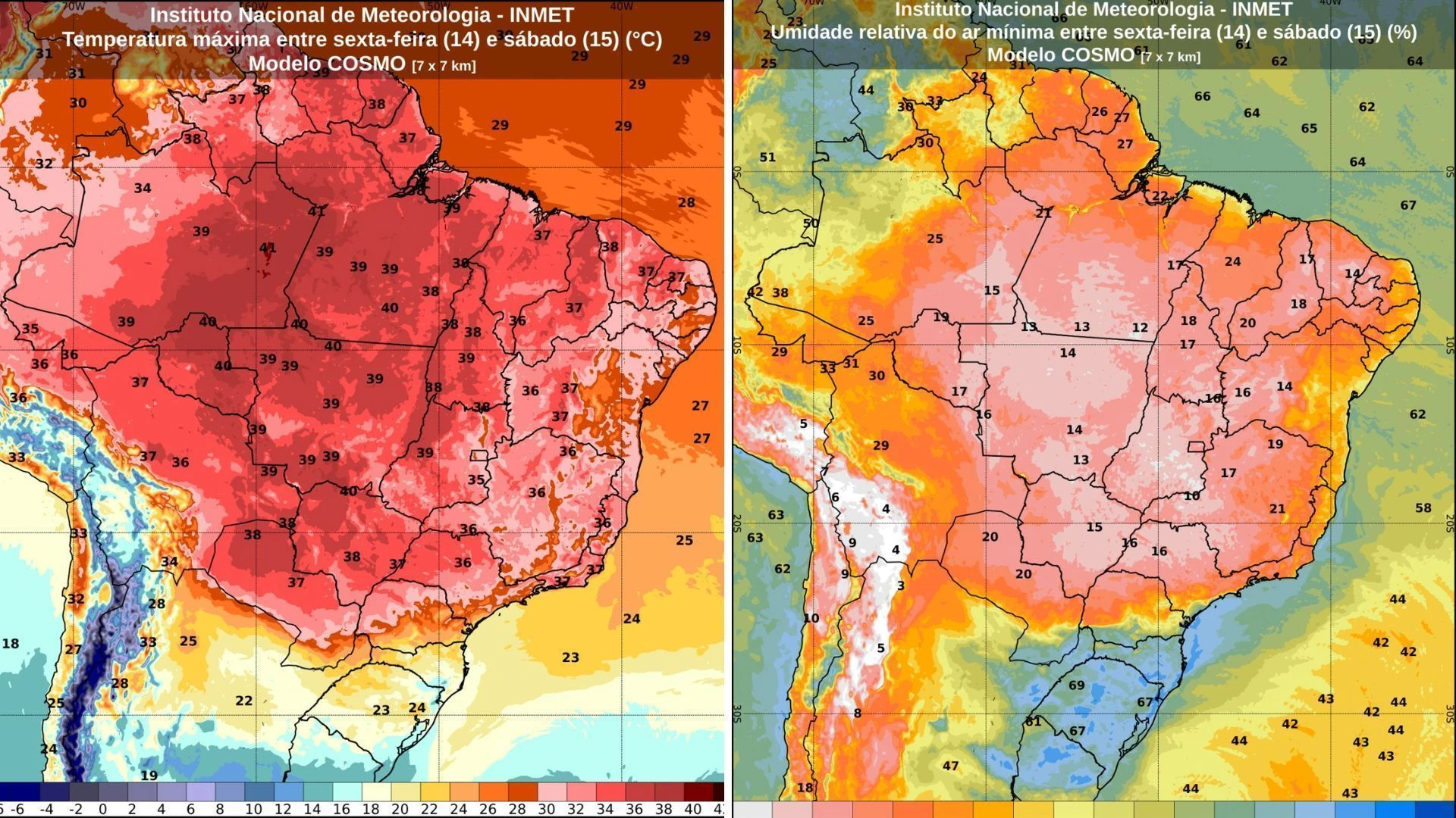 Onda de calor pode atingir Amazônia, Centro-Oeste e Sudeste; Inmet monitora