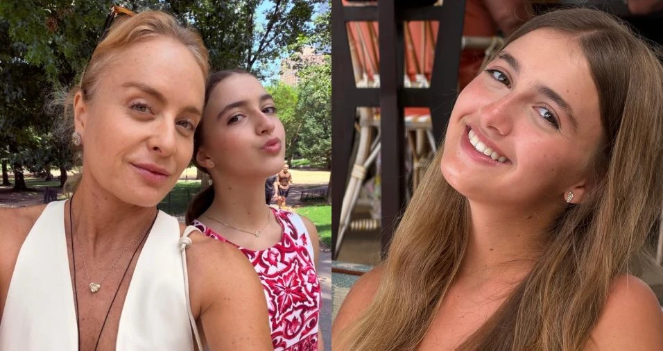 Angélica parabeniza filha em aniversário de 14 anos: 