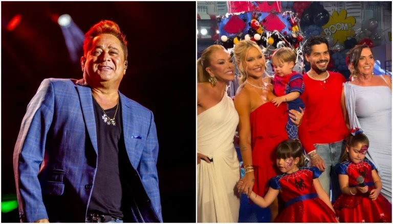 Poliana é pressionada sobre falta de Leonardo em festa de filho de Virginia