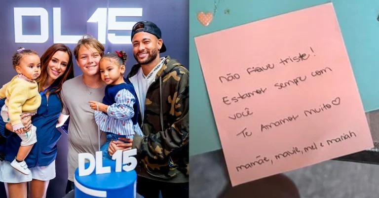 Neymar revela nome da terceira filha com Bruna Biancardi