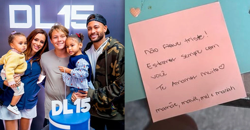 Neymar revela nome da terceira filha com Bruna Biancardi