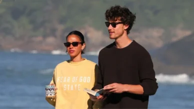 Bruna Marquezine e Shawn Mendes são flagrados em Semana de Moda em Milão
