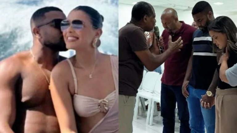 Davi Brito faz apelo ao anunciar conversão religiosa ao lado da esposa: ‘Escolhemos’