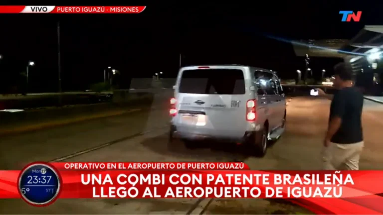 Fuga de Flávio: Van do Brasil com escolta foi vista em aeroporto argentino