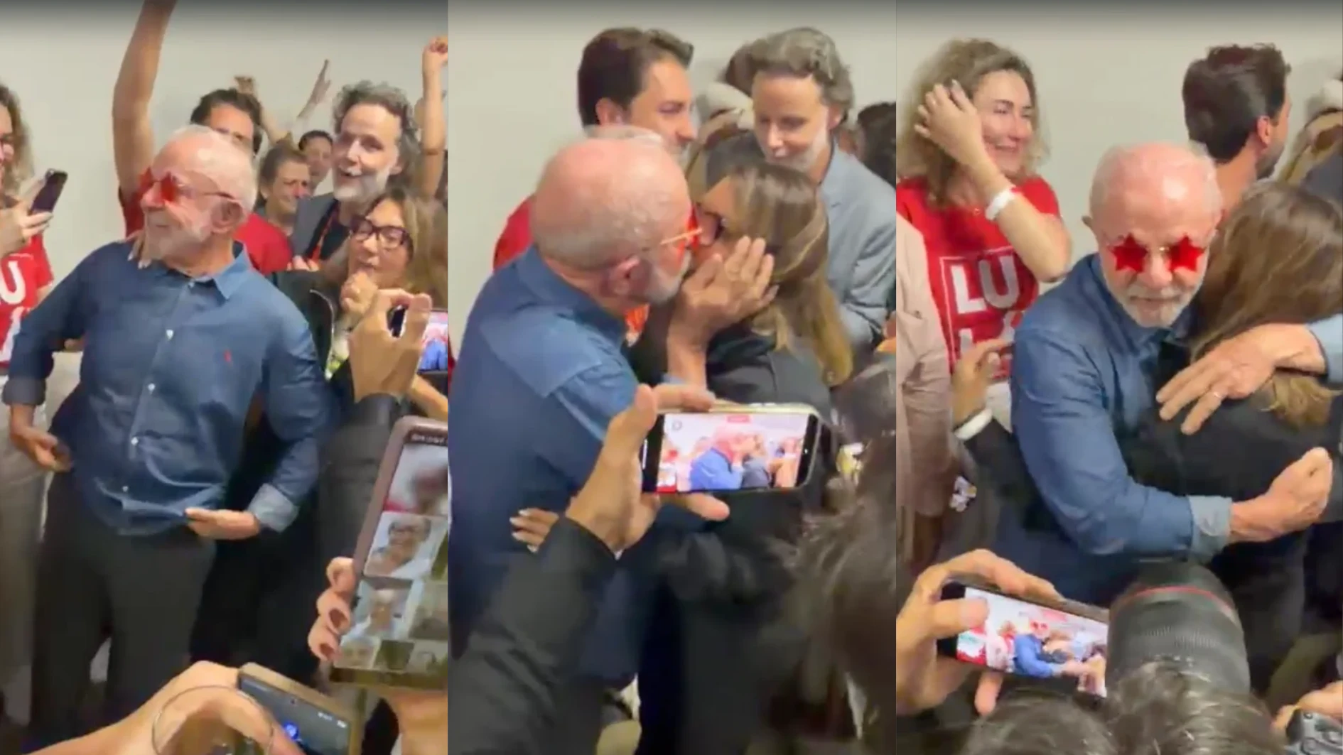Veja o momento em que Lula descobre que foi reeleito