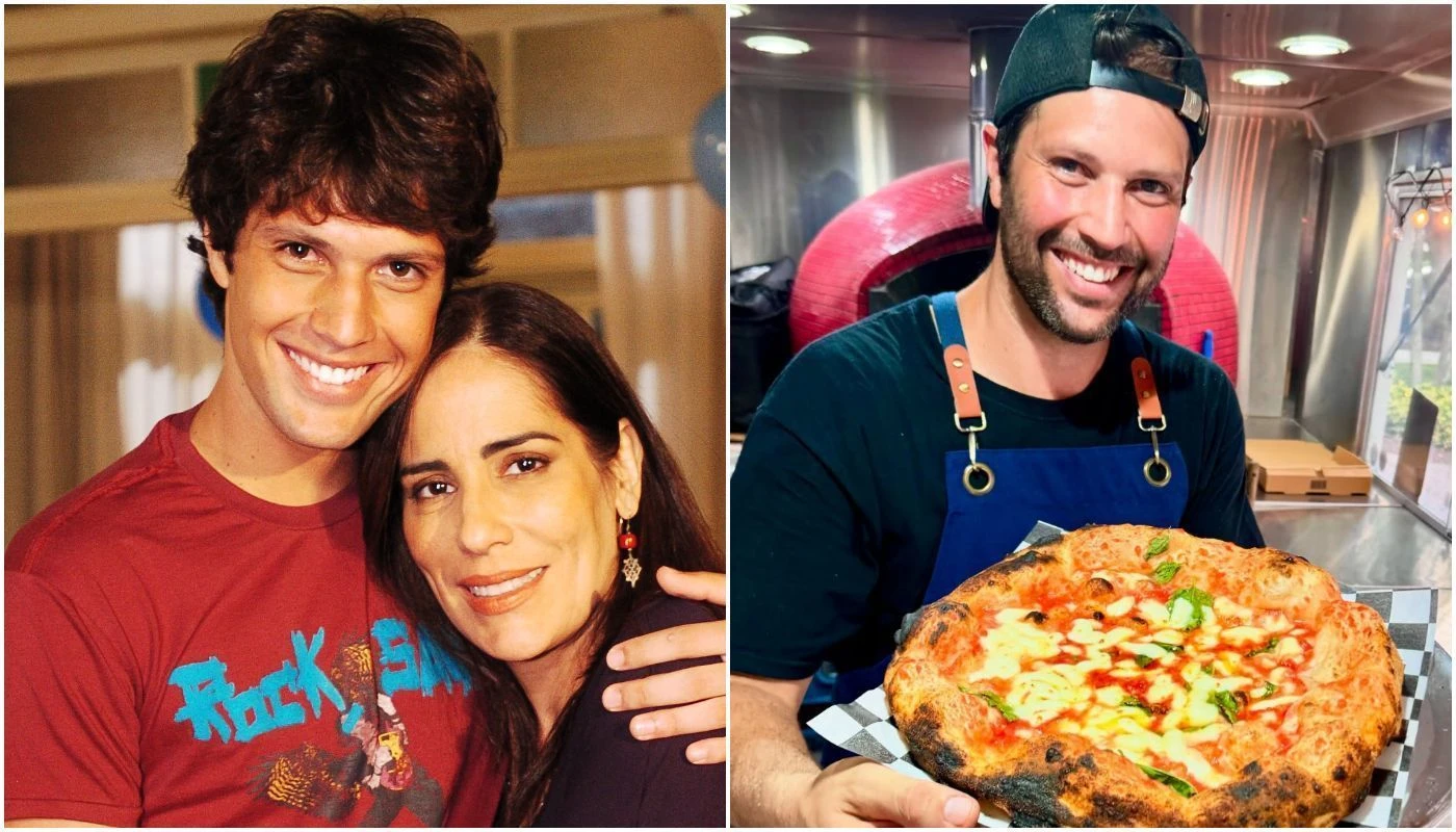 Ex-galã da Globo troca a TV para vender pizza em food truck nos EUA