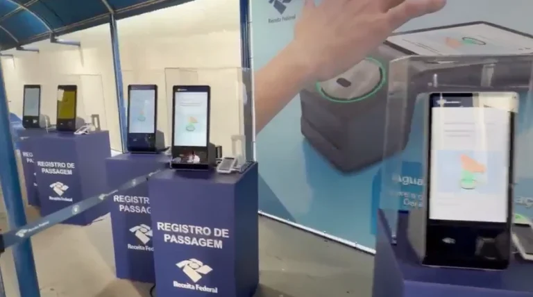 Receita Federal inicia teste de biometria na Ponte da Amizade, no PR