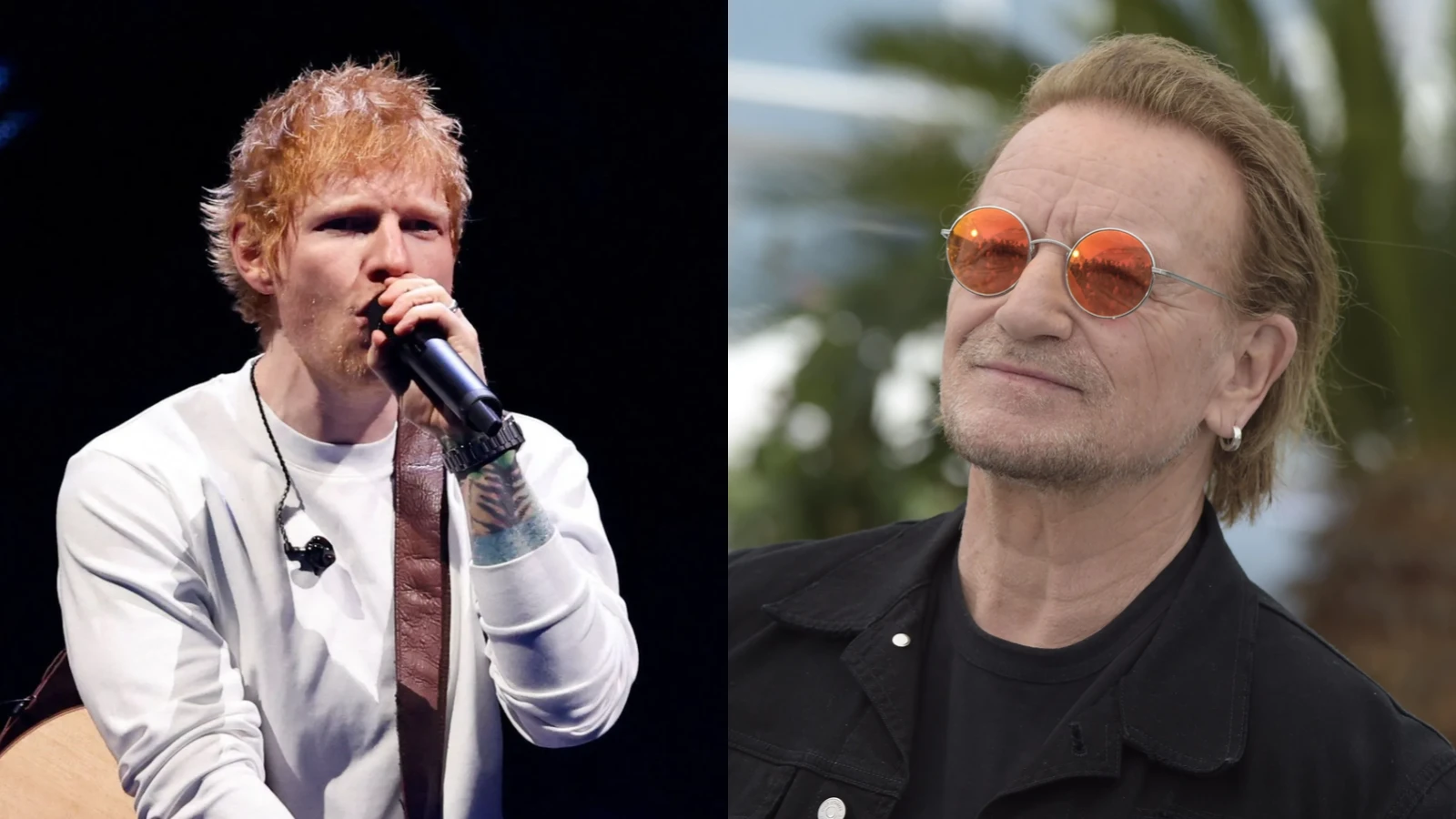 Ed Sheeran evitou se envolver politicamente em música com U2, diz vocalista