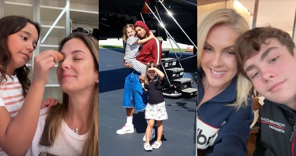 Famosos celebram Dia das Crianças com os filhos; confira